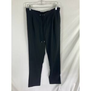 Inayah Black Pull On Elastic Waist Pants Size M